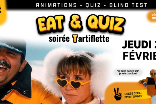 22/02 TARTIFLETTE &amp; GAMES EVENING